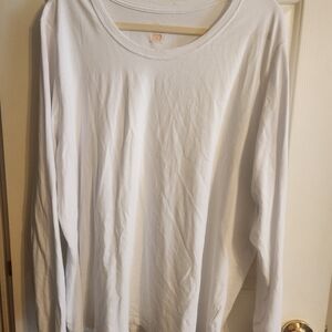 Classic White Long Sleeve Tee